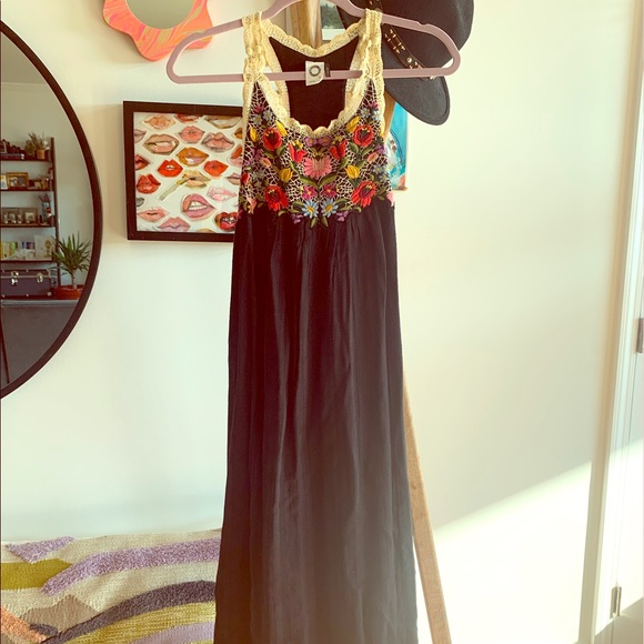 Anthropologie Dresses & Skirts - Black and floral XL Anthropologie dress